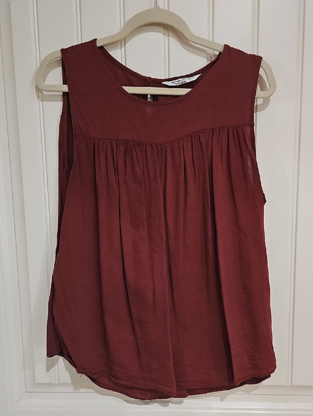 Sonoma Sleeveless Top - Burgundy